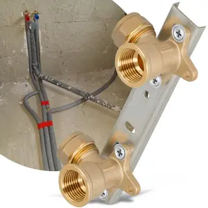 Listwa montażowa PEX skręcany do baterii 16x1/2'' GW 100 mm