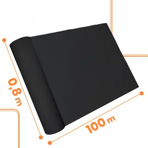 Agrowłóknina antychwastowa 80 g/m² 0,8 x 100m czarna