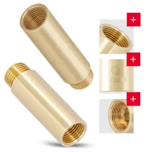 Przedłużka mosiężna 1/2'' GW x 1/2'' GZ x 80 mm