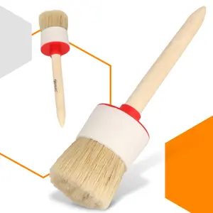 Pędzel okrągły z drewnianą rączka Standard 60 mm