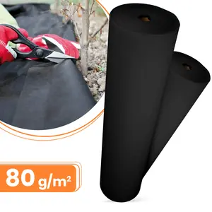 Agrowłóknina antychwastowa 80 g/m² 3,2 x 50m czarna