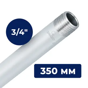 Rura stalowa gwintowana 3/4'' GZ x 3/4'' GZ 350 mm