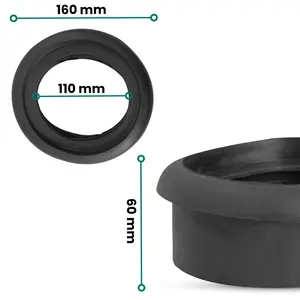 Uszczelka insitu do rury karbowanej 110 mm 2 szt.