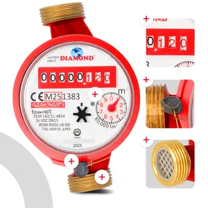 Wodomierz antymagnetyczny 1/2'' 2,5 m³/h ciepła