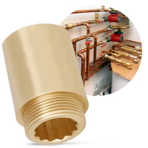 Przedłużka mosiężna 1'' GW x 1'' GZ x 40 mm