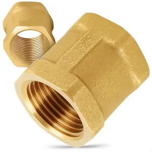 Złączka mosiężna 3/8'' GW x 3/8'' GW