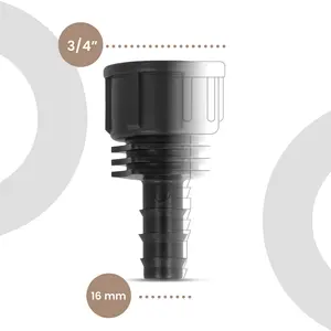 Złączka wciskana PE 16 mm x 3/4'' GW - 10 szt.