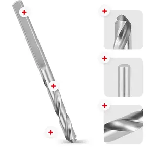 Wiertło prowadzące do otwornic z trzpieniem Ø 6,4 mm o długości 89 mm