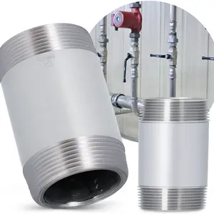 Rura stalowa gwintowana 6/4'' GZ x 6/4'' GZ 80 mm