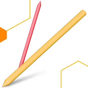Wkłady do ołówka stolarskiego automatycznego 2,8 mm czerwony 3 szt., żółty 3 szt.