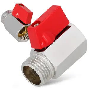Zawór mini z wymiennym uchwytem 1/2'' GW x 1/2'' GZ