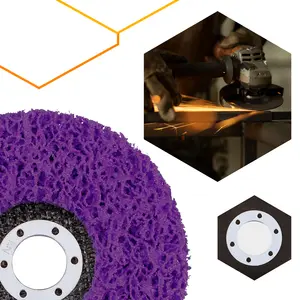 Tarcza ścierna z włókniny 125 mm × 22.23 mm T27 fioletowa, twardy