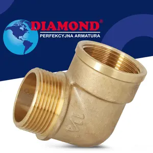 Kolano mosiężne 5/4'' GW x 5/4'' GZ