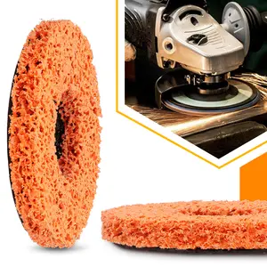 Tarcza ścierna z włókniny 125 mm × 22.23 mm T27 pomarańczowa, twardy