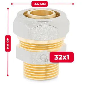Złączka PEX skręcana 32x1'' GZ