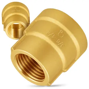 Złączka mosiężna 1/2'' GW x 3/8'' GW