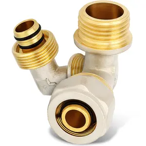 Kolano PEX skręcane 16x1/2'' GZ