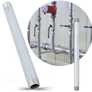 Rura stalowa gwintowana 3/4'' GZ x 3/4'' GZ 300 mm