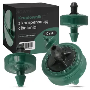 Kroplownik z kompensacją ciśnienia 3/5 mm x 3/5 mm 8 L/h - 10 szt.