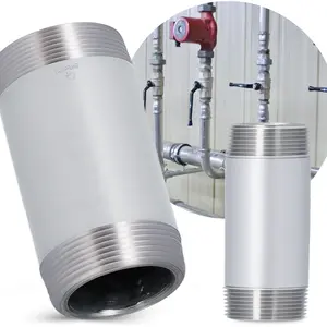 Rura stalowa gwintowana 6/4'' GZ x 6/4'' GZ 100 mm