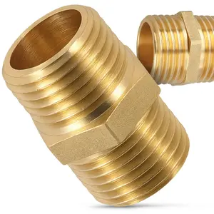 Złączka mosiężna 3/8'' GZ x 3/8'' GZ