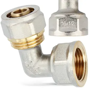 Kolano PEX skręcane 16x1/2'' GW