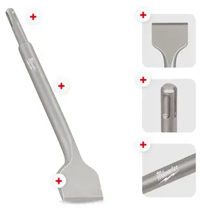 Dłuto do usuwania płytek SDS-Plus 250 mm x 40 mm