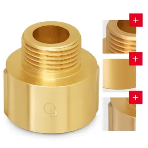 Złączka mosiężna 1'' GW x 1/2'' GZ