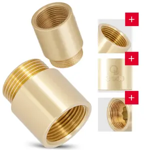 Przedłużka mosiężna 3/4'' GW x 3/4'' GZ x 30 mm