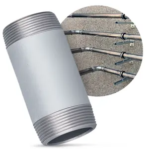 Rura stalowa gwintowana 6/4'' GZ x 6/4'' GZ 100 mm