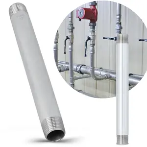 Rura stalowa gwintowana 1/2'' GZ x 1/2'' GZ 200 mm