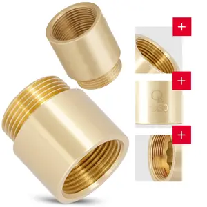 Przedłużka mosiężna 1'' GW x 1'' GZ x 30 mm