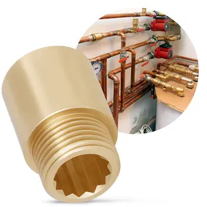 Przedłużka mosiężna 1/2'' GW x 1/2'' GZ x 25 mm