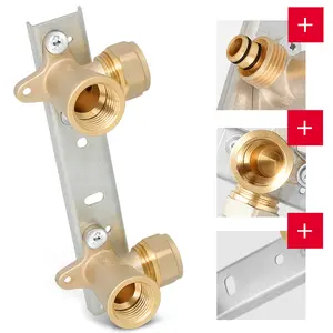 Listwa montażowa PEX skręcany do baterii 16x1/2'' GW 100 mm