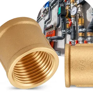 Złączka mosiężna 6/4'' GW x 6/4'' GW