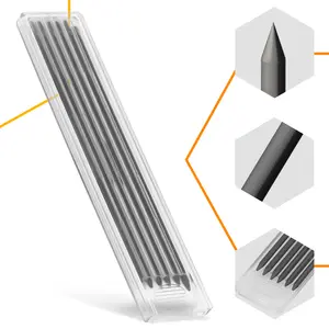 Wkłady do ołówka stolarskiego automatycznego 2,8 mm czarny 6 szt.