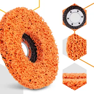 Tarcza ścierna z włókniny 125 mm × 22.23 mm T27 pomarańczowa, twardy