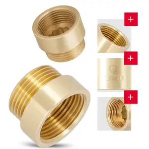 Przedłużka mosiężna 3/4'' GW x 3/4'' GZ x 10 mm