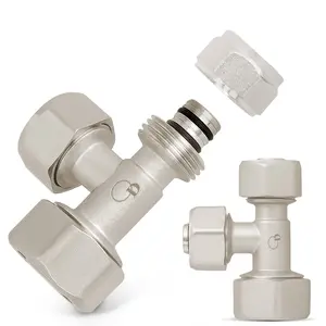 Trójnik PEX skręcany 16x16x20