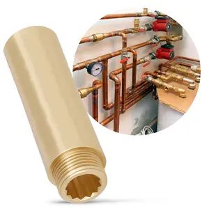 Przedłużka mosiężna 1/2'' GW x 1/2'' GZ x 80 mm
