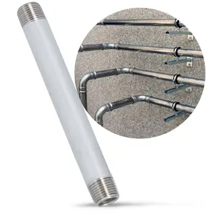 Rura stalowa gwintowana 1/2'' GZ x 1/2'' GZ 180 mm