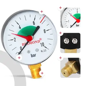 Manometr do mierzenia ciśnienia TYP:418 G1/4" 0-10 bar