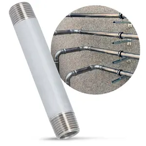 Rura stalowa gwintowana 1/2'' GZ x 1/2'' GZ 120 mm