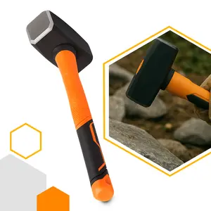 Młotek kamieniarski z trzonkiem z włókna szklanego 1500g