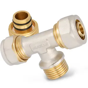 Trójnik PEX skręcany 16x1/2''x16 GZ
