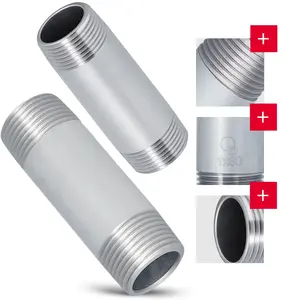 Rura stalowa gwintowana 1'' GZ x 1'' GZ 80 mm