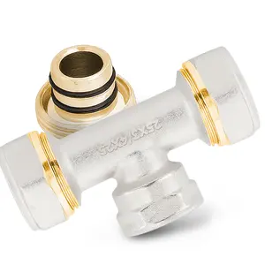 Trójnik PEX skręcany 25x3/4''x25 GW