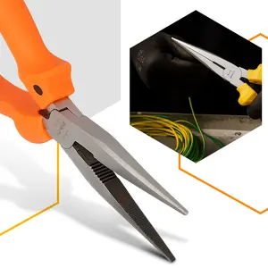 Szczypce wydłużone proste 160 mm