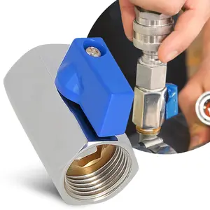 Zawór mini z wymiennym uchwytem 1/2'' GW x 1/2'' GW