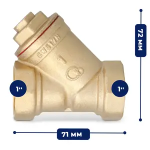 Filtr do wody skośny magnetyczny 1'' GW x 1'' GW